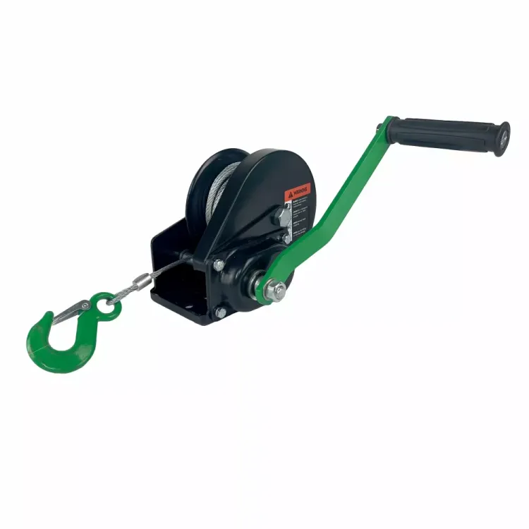 Лебедка ручная барабанная с тормозом HITCH HWB 800 800 кг канат 10 м (SZ073182) купить в Новом Уренгое