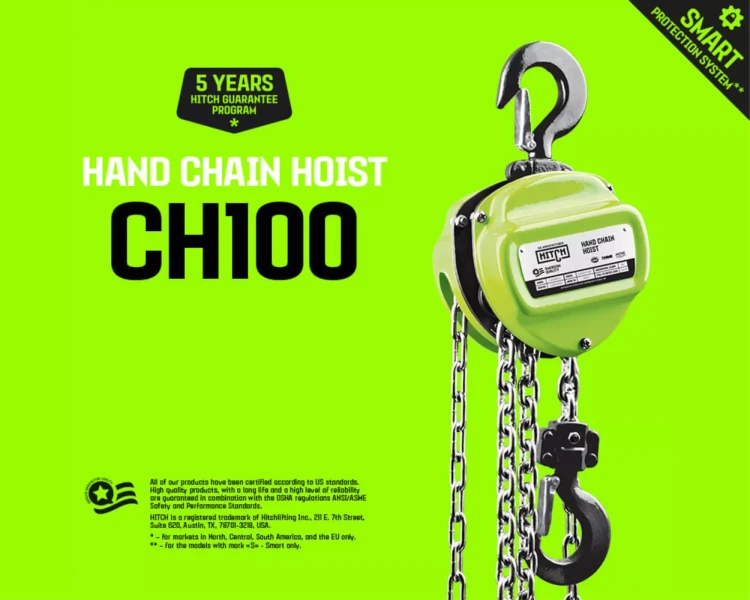 Таль ручная цепная HITCH CH100, 2 т, 18 м купить в Новом Уренгое