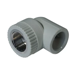 Уголок комб. PP-R ВР 25мм х 3/4 серый (25/100) 44173