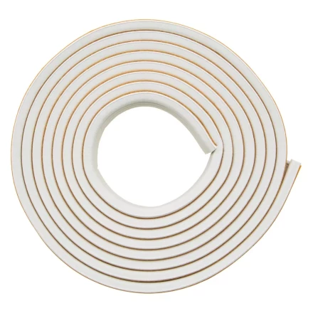 Уплотнитель резиновый, 12 м, профиль &quot;P&quot;, белый Сибртех 88907 купить в Новом Уренгое