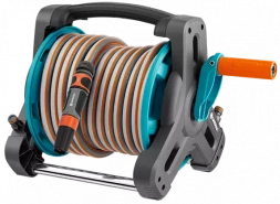 Катушка Classic 10 со шлангом и комплектом фитингов для подключения GARDENA