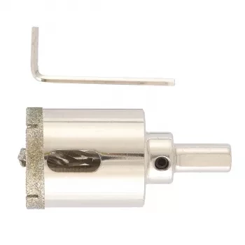 Сверло алмазное по керамограниту 40 х 67 мм 3-гранный хвостовик MATRIX 726403 купить в Новом Уренгое