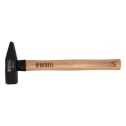 Молоток слесарный, Denzel 800 г, кованый квадратный боек, буковая рукоятка 10435 купить в Новом Уренгое
