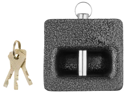 Замок навесной ЗУБР &quot;МАСТЕР&quot; повышенной защищенности, дисковый механизм секрета, ключ 7 PIN, 85х80мм 3720-10_z01 купить в Новом Уренгое