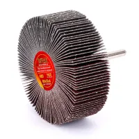 Круг MESSER шлифовальный лепестковый с оправкой (на шпильке) 80х30х6  #80