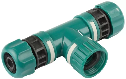 Тройник RACO &quot;Original&quot; Т-образный (резьба наружная 3/4&quot;-шланг 1/2&quot;-шланг 1/2&quot;) 4250-55287C купить в Новом Уренгое