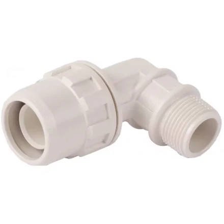 Муфта ЗУБР &quot;ШиреФит&quot; соединительная угловая 90°, &quot;штуцер с гайкой - внешняя резьба&quot;, 32мм-1&quot; 51465-32-1 купить в Новом Уренгое