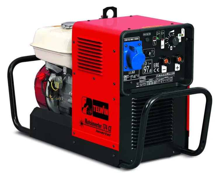 Инверторный сварочный бензогенератор Telwin MOTOINVERTER 174 CE двигатель HONDA купить в Новом Уренгое