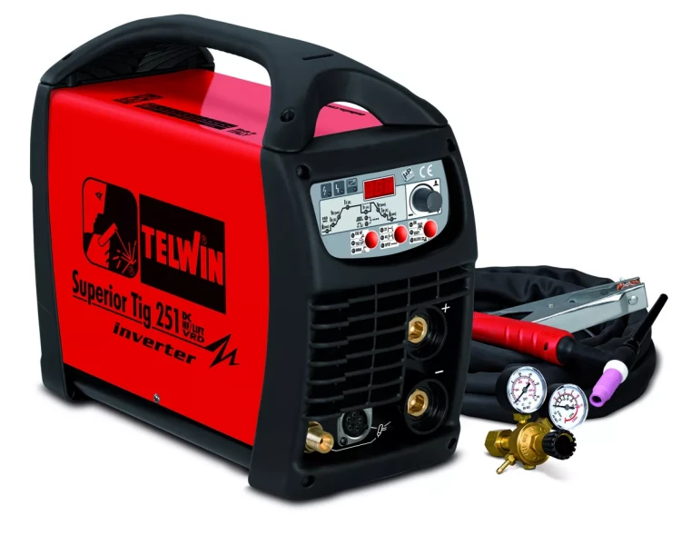 Сварочный аппарат Telwin SUPERIOR TIG 251 DC-HF/LIFT VRD  TIG ACC купить в Новом Уренгое