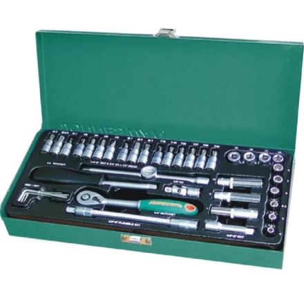 Набор головок торцевых  1/4&quot;DR 4-13мм 41предмет Jonnesway S04Н2141S 47200 купить в Новом Уренгое