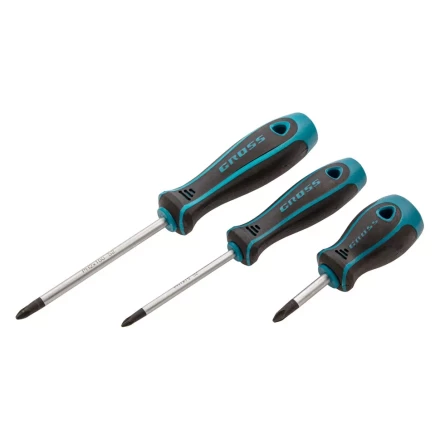 Набор инструментов 115 предметов, 120 зубьев, CrV, 1/4&quot;, 1/2&quot; Gross 14152 купить в Новом Уренгое