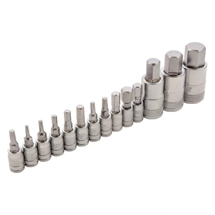Набор инструментов 115 предметов, 120 зубьев, CrV, 1/4", 1/2" Gross 14152 купить в Новом Уренгое