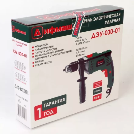 Ударная дрель Дифмаш ДЭУ-030-01 купить в Новом Уренгое