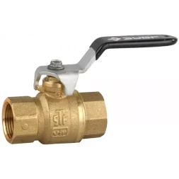Кран шаровой ЗУБР полнопроходной "мама-мама", ручка, латунь DZR, 3/4" 4-51320-L-3/4