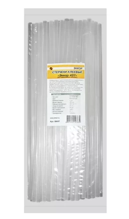 Стержень клеевой 7х300мм ЭНКОР 437 80 шт 50437 купить в Новом Уренгое