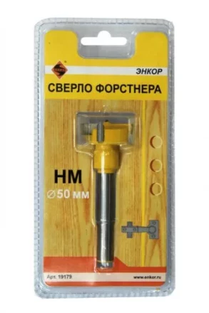 Сверло Форстнера ф50мм НМ 1/6/24 19179 купить в Новом Уренгое