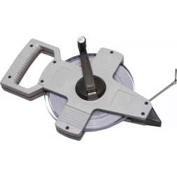 Мерная лента ЗУБР "МАСТЕР" геодезийная, стальное полотно с защитным покрытием, 100мх10мм 34181-100