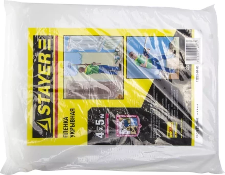 Пленка STAYER &quot;PROFI&quot; защитная укрывочная, LDPE, 30 мкм, 4 х 5 м 12253-04-05 купить в Новом Уренгое
