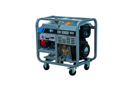 Генератор дизельный TOR KM5000D 5,0 кВт 380В/1,6 кВт 220В 15 л с электростартером 1025964 купить в Новом Уренгое