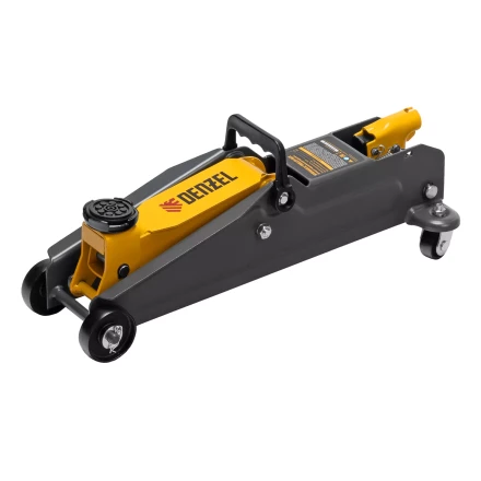 Домкрат гидравлический подкатной Denzel 51230, 2 т, 135-385 мм купить в Новом Уренгое