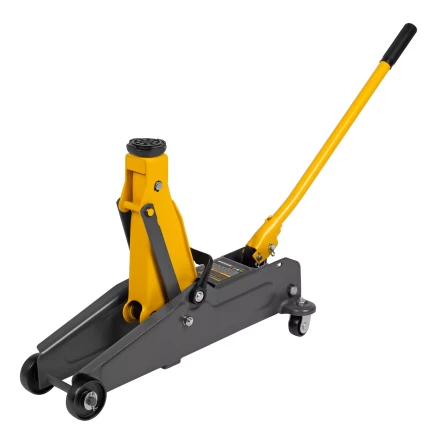 Домкрат гидравлический подкатной Denzel 51230, 2 т, 135-385 мм купить в Новом Уренгое