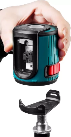 Нивелир лазерный линейный CL 20, сверхъяркий, KRAFTOOL 34700, двухлучевой, 20м, IP54, точн. 0,2 мм/м 34700 купить в Новом Уренгое