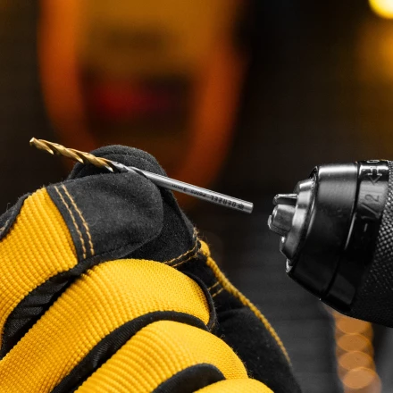 Набор сверл по металлу Denzel 723001, 1-10 мм, Р6М5-TiN, Golden Tip, 10 шт купить в Новом Уренгое