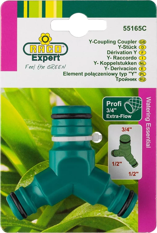 Тройник RACO "PROFI EXTRA-FLOW" (соединитель-соединитель-соединитель), 1/2"х1/2"x3/4" 4252-55165C купить в Новом Уренгое