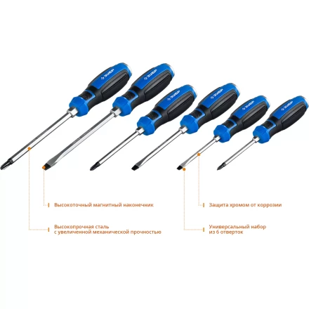 Набор ударных отверток УДАРНИК серия ПРОФЕССИОНАЛ купить в Новом Уренгое