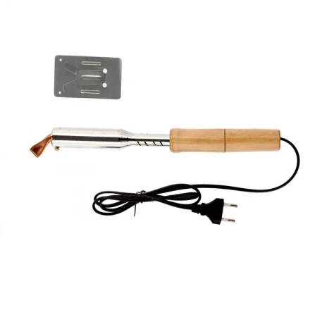 Паяльник электрика с ручкой из дерева 100 Вт 220 В Sparta 913104 купить в Новом Уренгое
