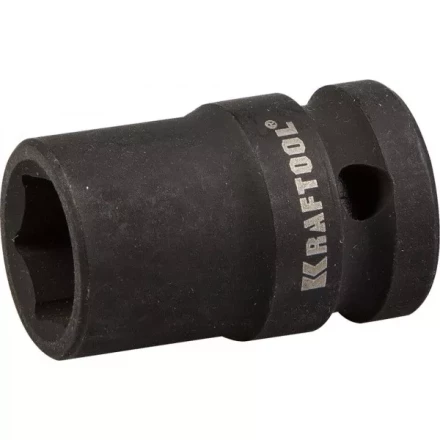 Торцовая головка KRAFTOOL &quot;INDUSTRIE QUALITAT&quot; ударная (1/2&quot;), FLANK, Cr-Mo, фосфатированная, 14 мм 27940-14_z01 купить в Новом Уренгое