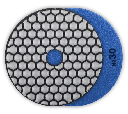 ЗУБР 100 мм, №30, сухое шлифование, алмазный гибкий шлифовальный круг АГШК, Профессионал (29868-030) купить в Новом Уренгое