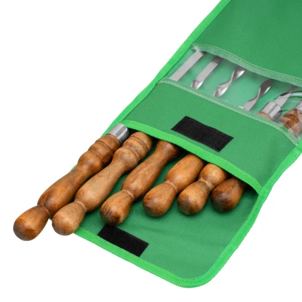 Набор шампуров плоских, 650 мм, с деревянной рукояткой, в чехле, 6 шт., Camping// Palisad 69753 купить в Новом Уренгое