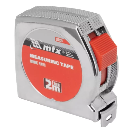 Рулетка Matrix Chrom, 2 м x 13 мм, хромированный корпус, 310329 купить в Новом Уренгое