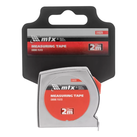 Рулетка Matrix Chrom, 2 м x 13 мм, хромированный корпус, 310329 купить в Новом Уренгое