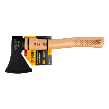 Топор, 600 г Denzel, кованый, буковое топорище 21631 купить в Новом Уренгое