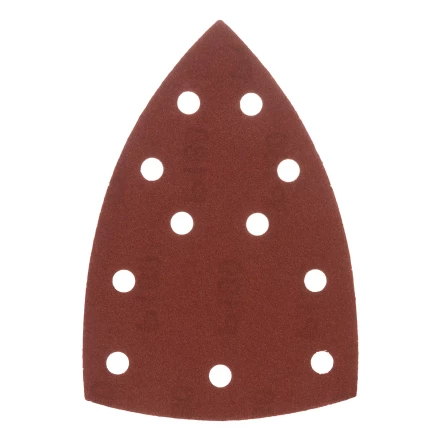 Треугольник абразивный на ворc. подложке под "липучку", перф., P 180, 150х150х100 мм, 5 шт. Denzel 738647 купить в Новом Уренгое