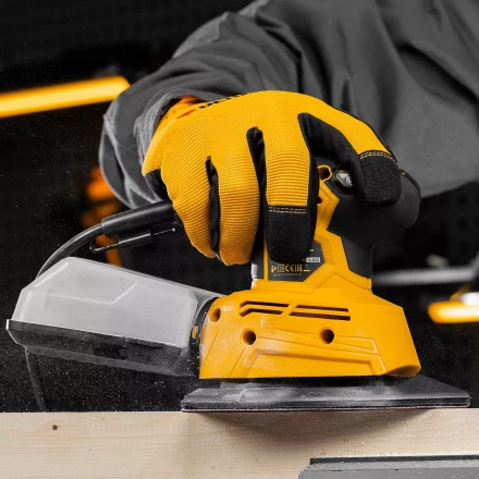 Треугольник абразивный на ворc. подложке под "липучку", перф., P 180, 150х150х100 мм, 5 шт. Denzel 738647 купить в Новом Уренгое