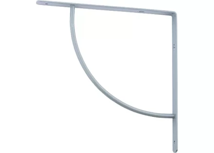Кронштейн арочный выгнутый 150х150х20 мм серебряный СИБРТЕХ 94057 купить в Новом Уренгое