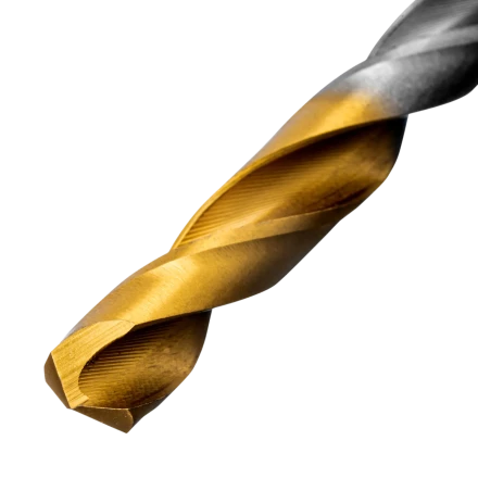 Набор сверл по металлу Denzel 723002, 1,5-6,5мм, Р6М5-TiN, Golden Tip, 13 шт купить в Новом Уренгое