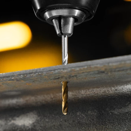 Набор сверл по металлу Denzel 723002, 1,5-6,5мм, Р6М5-TiN, Golden Tip, 13 шт купить в Новом Уренгое