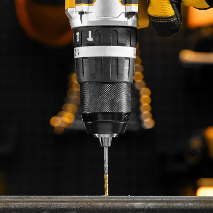 Набор сверл по металлу Denzel 723002, 1,5-6,5мм, Р6М5-TiN, Golden Tip, 13 шт купить в Новом Уренгое