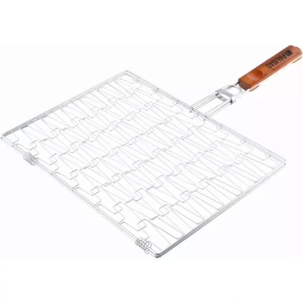 Решетка гриль 350х280 мм универсальная, эластичное плетение, хромированная PALISAD Camping 69551 купить в Новом Уренгое