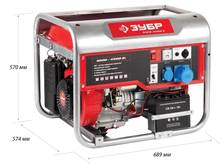 Генератор бензиновый ЗЭСБ-4500-Э серия МАСТЕР купить в Новом Уренгое