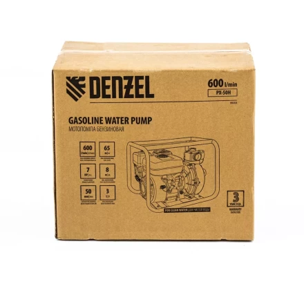 Мотопомпа бензиновая высоконапорная PX-50H Denzel 99203 купить в Новом Уренгое