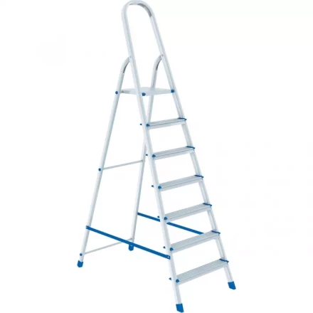 Стремянка 7 ступеней алюминиевая СИБРТЕХ 97717 купить в Новом Уренгое