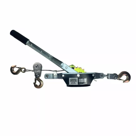 Лебедка рычажная гаражная HITCH CP 2002 2000 кг канат 2.8 м двойной храповый механизм (SZ073185) купить в Новом Уренгое