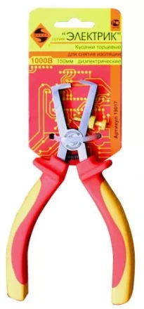 Кусачки торцевые диэлектрические для снятия изоляции 150 мм Энкор 19017 купить в Новом Уренгое