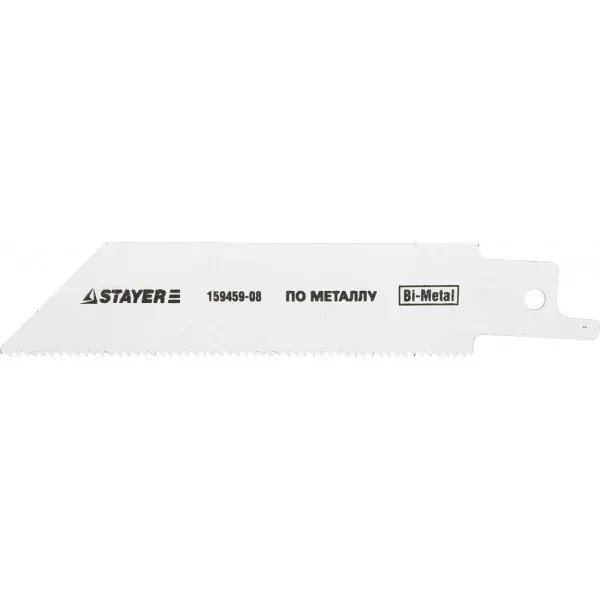 Полотно STAYER "PROFI" S522EF для сабельной эл. ножовки Bi-Met,тонколистовой, профильный металл, нерж сталь, цвет мет 159459-08 купить в Новом Уренгое