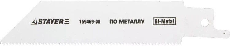 Полотно STAYER "PROFI" S522EF для сабельной эл. ножовки Bi-Met,тонколистовой, профильный металл, нерж сталь, цвет мет 159459-08 купить в Новом Уренгое